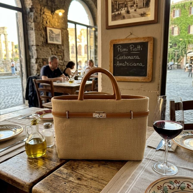 Panier Burlap Bag