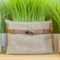 Clutch Burlap view 2